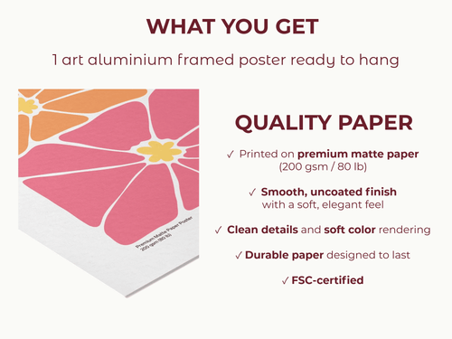 Papaveru Biancu - Aluminium Frame - Franceschi