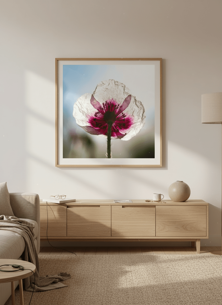 Papaveru Biancu - Fine Art Print - Franceschi