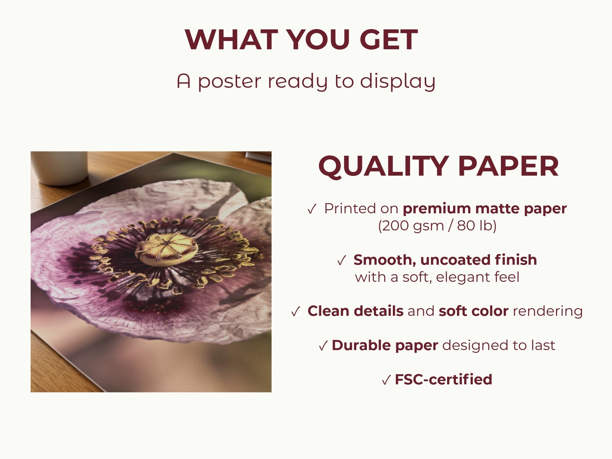 Papaveru Malvu - Fine Art Print - Franceschi