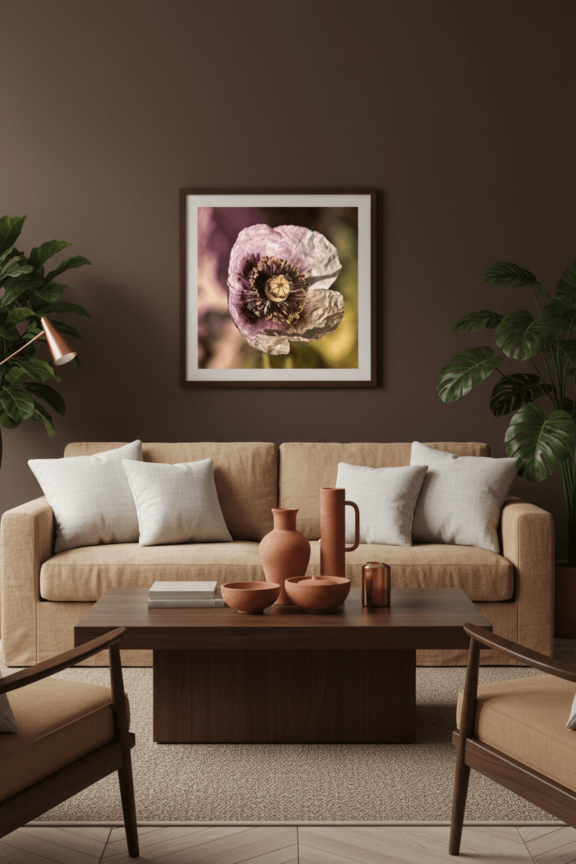Papaveru Malvu - Wooden Frame - Franceschi