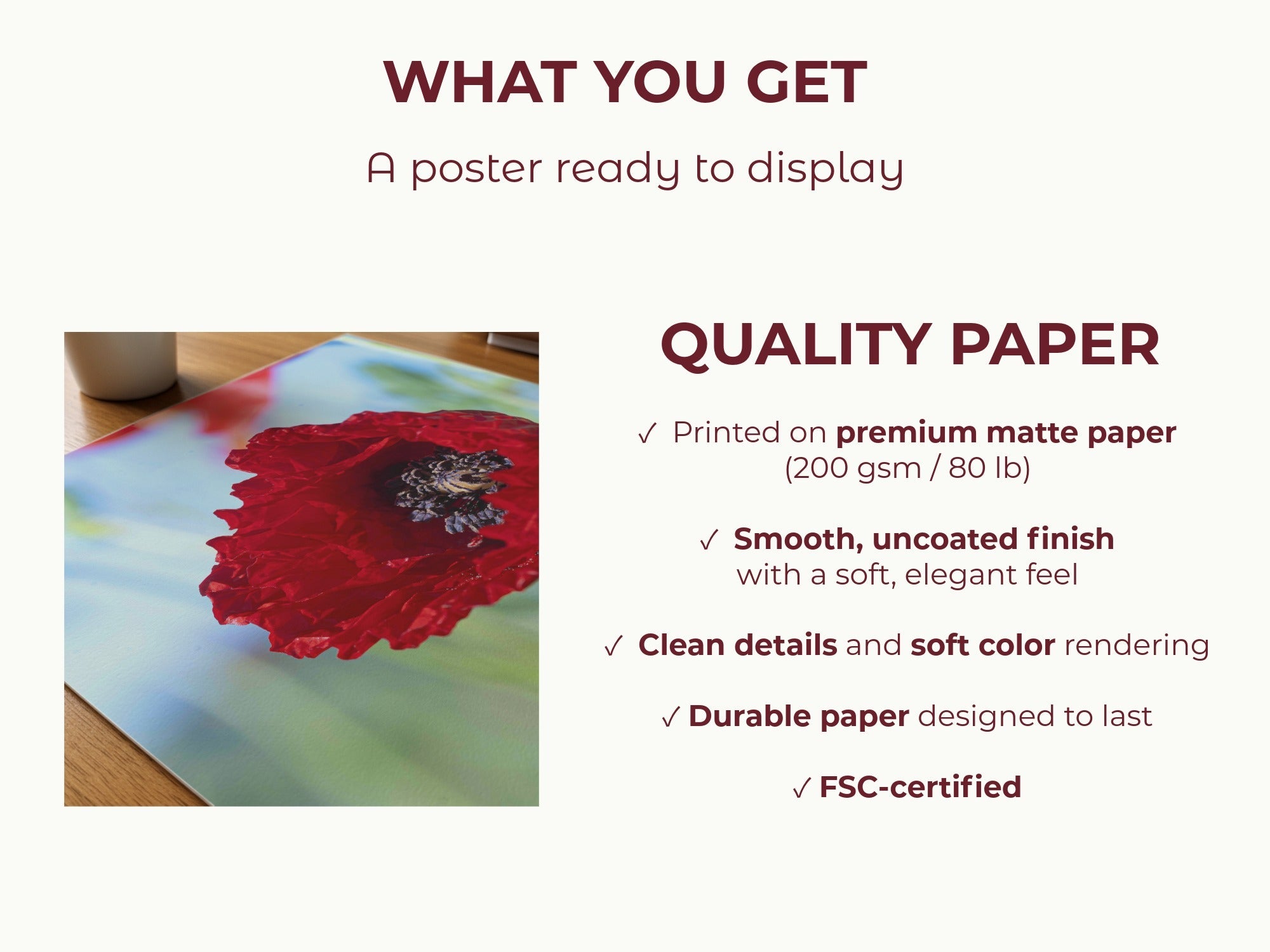 Papaveru Rossu - Fine Art Print - Franceschi